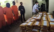 145 Kg Ganja Dimusnahkan BNN Sumbar, Empat Tersangka Terancam Hukuman Mati