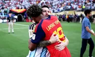 Momen Pelukan Messi dan Yamal, Tanda Pergantian Generasi Dimulai?
