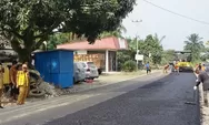 Jalan Simpang Tiga Sitiung Lama-Pulai Diaspal, 3 Kecamatan di Dharmasraya Rasakan Dampak