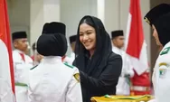 54 Paskibraka Dharmasraya Dikukuhkan Bupati Annisa, Siap Bertugas pada 17 Agustus