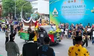 Khafilah Sumbar Bawa Miniatur Masjid Raya ke Pawai Ta’aruf MTQ Nasional di Semarang