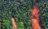 Jejak Galodo Solok dari Udara: Longsor Gunung Talang Terhubung ke Hulu Batang Laso