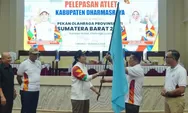Bupati Annisa Lepas 390 Atlet Dharmasraya ke Porprov Sumbar 2026, Siapkan Bonus Rp1 Miliar