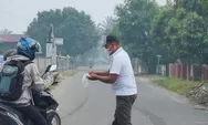 50.000 Masker Dibagikan di Dharmasraya Antisipasi Kabut Asap, Kelompok Rentan Jadi Prioritas