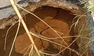 Jalan Luruih Sawah Bandang di Limapuluh Kota Ditutup Total, Rusak Parah