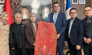 KBRI Paris Sambut Promosi Sulam Kapalo Samek, Kerajinan Minangkabau Siap Mendunia