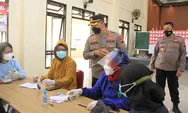 Polres Sukoharjo Terjunkan Sejumlah Polwan dalam Program Vaksinasi
