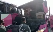 Bus Pariwisata Komara Tabrakan Beruntun di Tol Tangerang - Merak, 1  Orang Tewas Belasan Penumpang Terluka