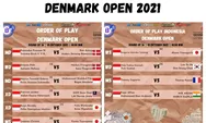 Babak 16 Besar Pertandingan Denmark Open 2021, Berikut Line-up dan Pemain Indonesia