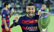 LIGA SPANYOL: Dani Alves Bujuk Lionel Messi Kembali ke Barcelona