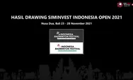 Hasil Drawing Babak 32 Besar Indonesia Open 2021: Banyak Pertandingan Sesama Indonesia