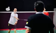 Momen Jokowi Tantang Atlet Bulu Tangkis Nasional, Hendra Setiawan : Lebih Berat Lawan Pak Jokowi