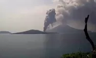 Gunung Anak Krakatau Erupsi, Hembuskan Abu Vulkanik 600 Meter