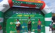 Lagi, Aisyah Atlet Balap Sepeda Probolinggo Raih Medali Perak Porprov Jatim 2022