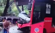Detik-detik Kecelakaan Gunungpati Semarang Melibatkan Truk vs BRT Siang Ini, 1 Tewas