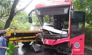 Kecelakaan di Gunungpati, Truk Tronton Tabrak Bus Trans Jateng, Satu Orang Meninggal Dunia