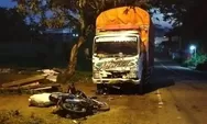 Kecelakaan Maut di Bandar Batang Pagi Ini Truk vs Motor, 1 Tewas