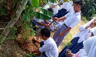 SMP Terpadu dan SMK Bakti Pertiwi Ciampea Lakukan Penanaman Pohon Dalam kegiatan Masa Pengenalan Lingkungan Se