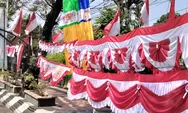 Pedagang Pernak-Pernik HUT Kemerdekaan RI 17 Agustus Mulai Ramai di Semarang