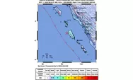 Gempa Bumi Guncang Mentawai Magnitudo 6,1 Pagi Ini