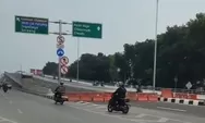 Ogah Tunggu Peresmian, Pengendara Buka Paksa Pembatas Jalan Flyover Kopo 