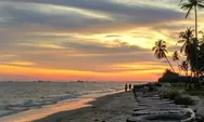 Viral !! View Sunset Terindah di Destinasi Wisata Alam Pantai Sungai Cuka Tanah Bumbu, Kalimantan Selatan