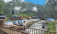 Intip serunya camping pinggir sungai, Talaga Pineus Riverside Camp Pangalengan Bandung
