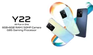 Harga Vivo Y22 Varian Terbaru yang Sudah Rilis di Indonesia, Punya RAM 6 GB dan ROM 128 GB!