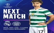 Link Nonton Liga Champions 3 November 2022 antara Real Madrid VS Celtic, Pukul 00.45 WIB