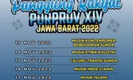 Jadwal Panggung Rakyat Porprov XIV Jawa Barat 2022