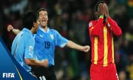 Luis Suarez, Penyelamat atau Penghancur? Inilah Sejarah antara Timnas Ghana dan Uruguay di Piala Dunia