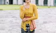Maudy Ayunda Kenakan Kebaya Bali Untuk Rangkaian Kegiatan G20, Cantik Menawan! Siapa Perancangnya?