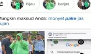 Mengapa Ketik Monyet Pakai Jas Hujan di Google Muncul Foto Presiden Jokowi? Viral Sosmed Ini Sebabnya