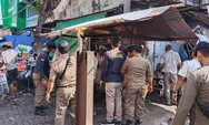 Nekat Langgar Aturan, 3 Lapak Pasar Tumpah Kranggan Semarang Dibongkar Paksa