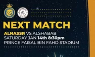 Live Streaming Al-Shabab vs Al Nassr Liga Arab Link GRATIS Disini Kick Off 00.30 WIB, Cristiano Ronaldo Main?