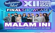 Link Nonton Indonesian Idol Season 12 Final Showcase Tanggal 23 Januari 2023 Pukul 21.00 WIB Gratis