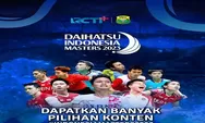 Link Nonton Indonesia Masters 2023 Babak 32 Besar Hari Ini Pukul 08.00 WIB dan Link Live Score Semakin Seru