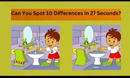 Tes IQ: Silahkan Amati Gambar lalu Temukan 10 Perbedaan dengan Observasi Individu atau Kelompok