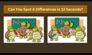 Tes IQ dan Ilusi Optik: Silahkan Amati Gambar dengan Seksama dan Temukan 6 Perbedaan dalam 13 Detik 