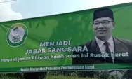 Covid-19 Jadi Alasan Ridwan Kamil Belum Ada Perbaikan Jalan Rusak di Garut Jawa Barat, Warganet Kembali Serang