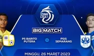 2 LINK LIVE STREAMING Barito Putera vs PSIS Semarang, Laga Tunda Pekan ke-20 BRI Liga 1 2022-2023