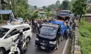 Pemadatan Kendaraan di Jalur Nagreg Saat Arus Mudik Lebaran