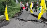 Hujan Deras Akibatkan Jembatan Penguhubung Dua Desa di Sukamakmur Bogor Alami Kerusakan