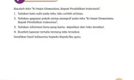 Kunci Jawaban Tema 7 Kelas 4 Halaman 133 : Teks Ki Hajar Dewantara, Bapak Pendidikan Indonesia