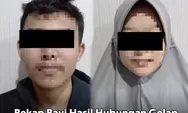 Tampang Sejoli Pengubur Bayi Hasil Hubungan Gelap: Pasangan Kekasih Ditangkap Sat Reskrim Polres Lebak, Banten