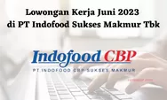 Lowongan Kerja Juni 2023 PT Indofood Sukses Makmur Tbk untuk Lulusan S1, Simak Persyaratannya!