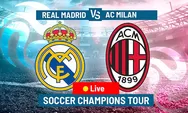 Real Madrid Kalahkan AC Milan 3-2 Laga Uji Coba Pramusim Soccer Champions Tour 2023