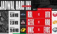 HASIL AKHIR RRQ vs Geek Fam MPL ID S12 Sabtu 5 Agustus 2023, Pantau di Sini Siapa Pemenangnya