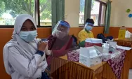 SMP Negeri 1 Kota Tegal Vaksinasi  731 Siswa