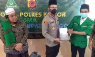 Bakti Sosial Kapolres Bogor Bersama NU GP Ansor Kecamatan Cileungsi